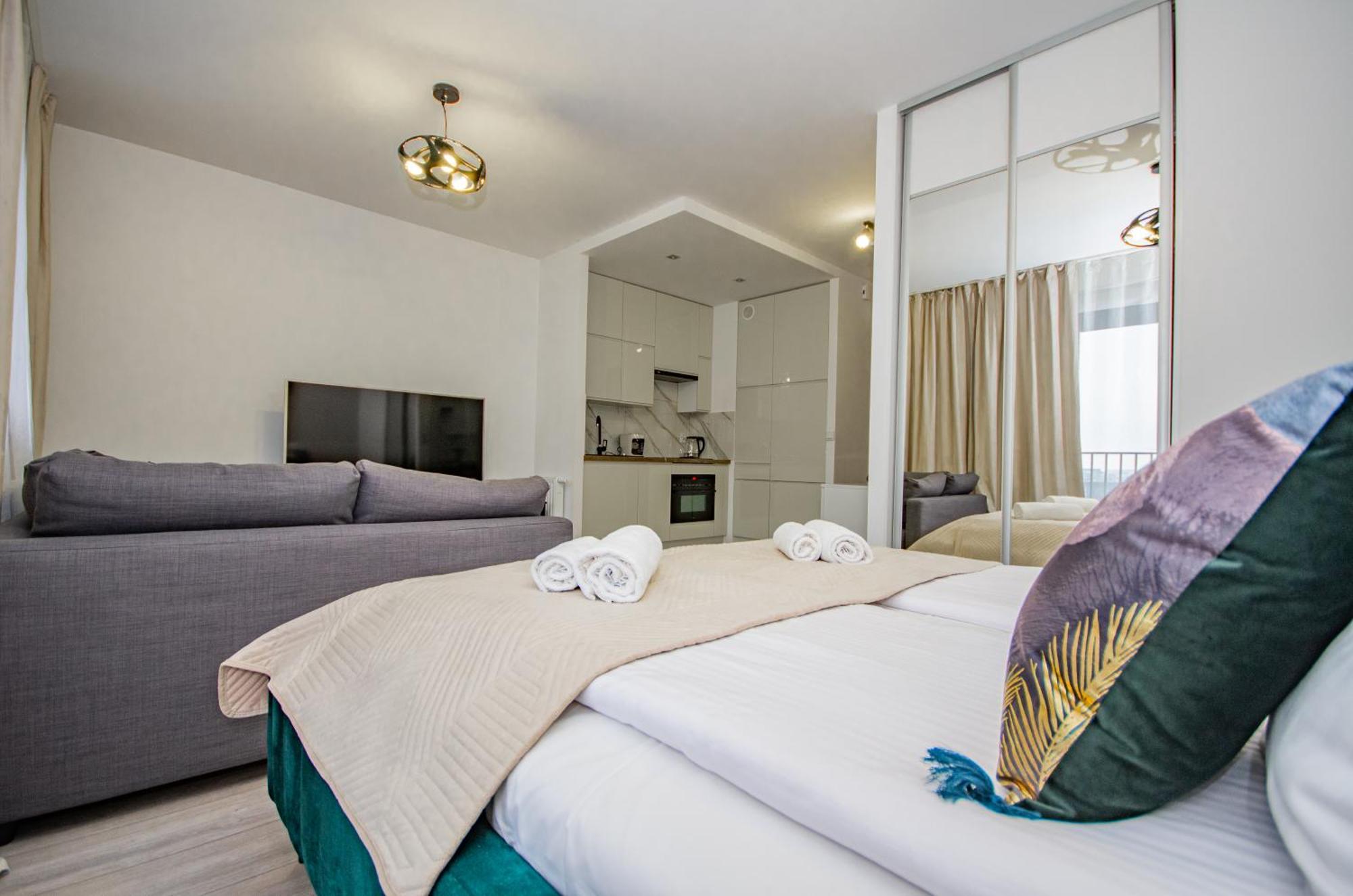Inpoint Zablocie Modern Apartments For Work&Travel Krakkó Kültér fotó